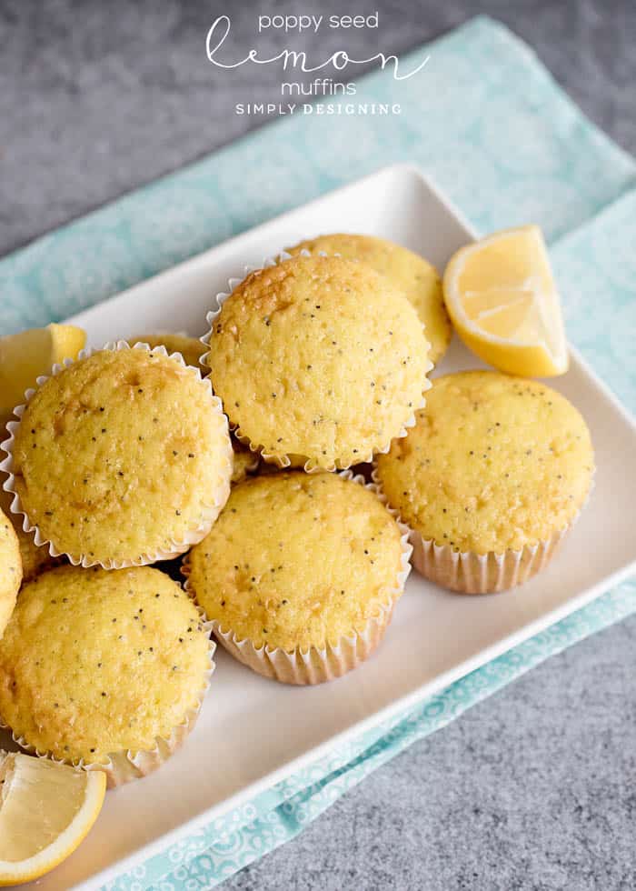 Delicious Poppy Seed Lemon Muffins